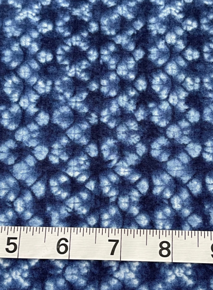 Fabric - Japanese - (162) Shabori Look On Mid Blues – Tamborine to Tilba