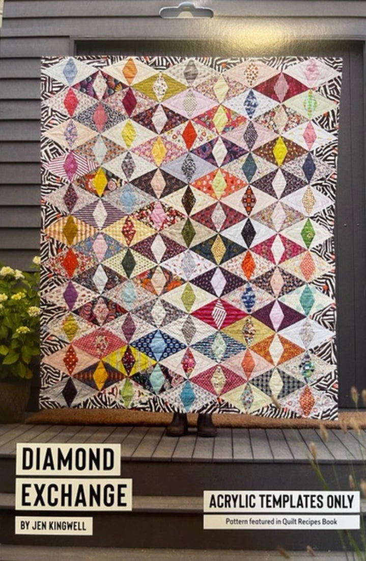 Diamond Exchange Acrylic Template Only Set from Quilt Recipes by Jen  Kingwell — The Craft Table