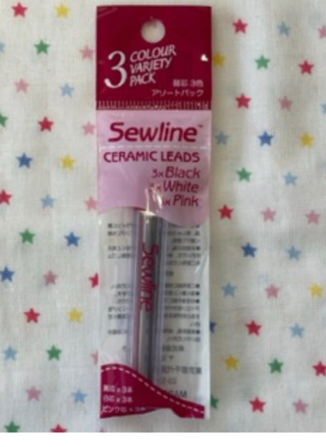 Sewline Fabric Pencil Trio Colours